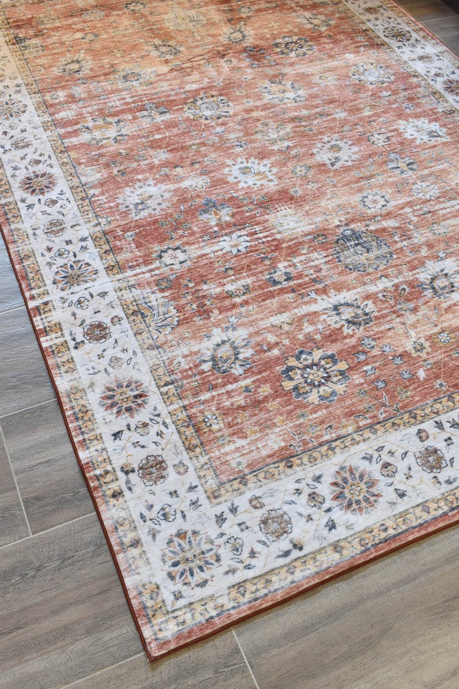 Gloria Auburn Terracotta All Over Rug