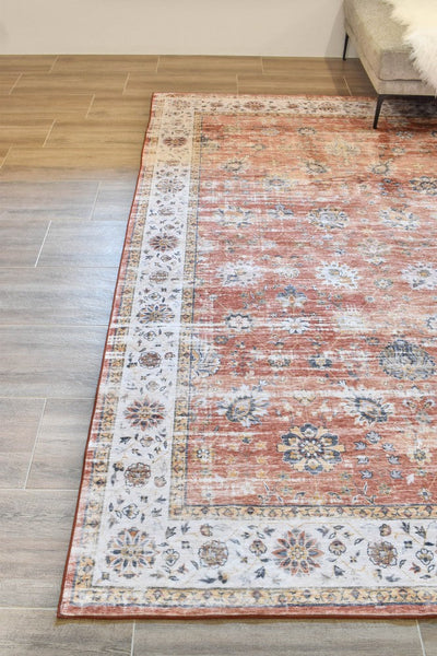 Gloria Auburn Terracotta All Over Rug