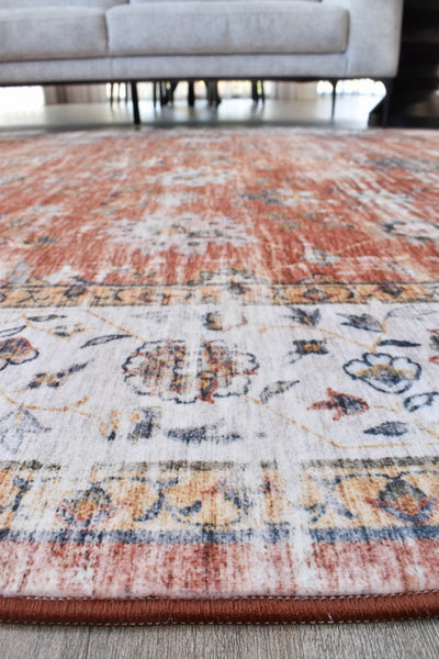 Gloria Auburn Terracotta All Over Rug