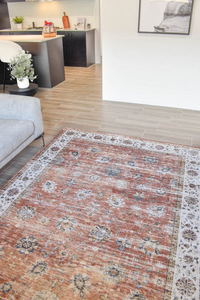 Gloria Auburn Terracotta All Over Rug