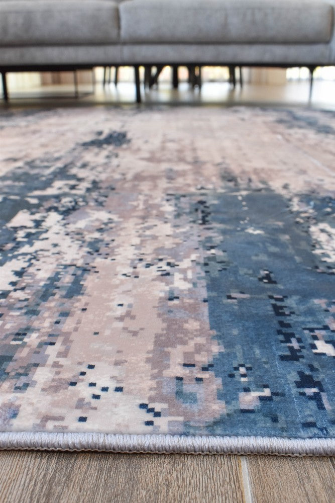 Gloria Mist Jade Ocean Blue Rug