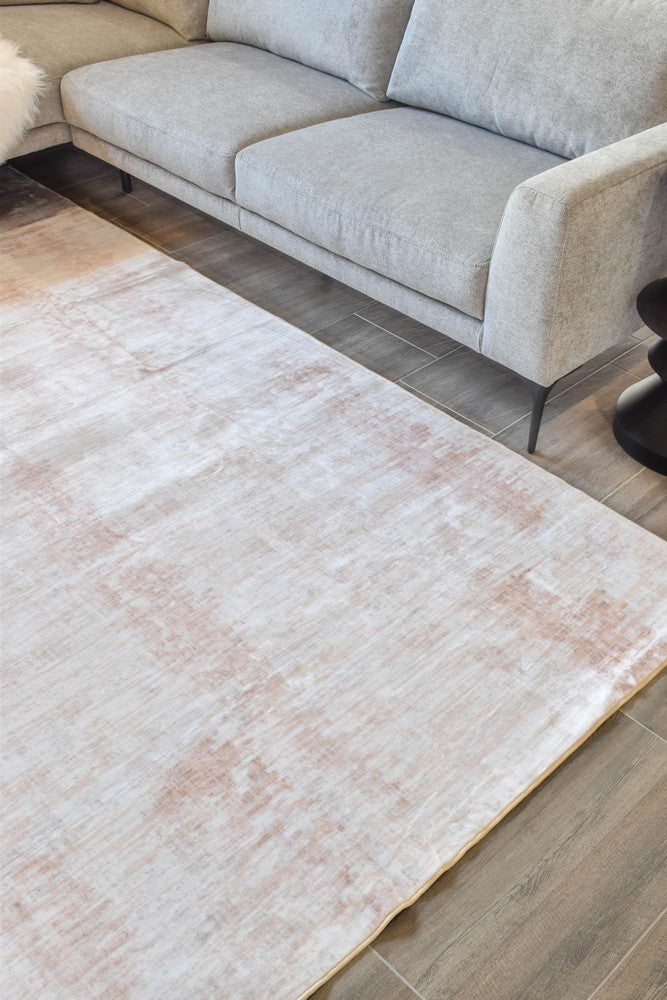 Gloria Modern Sand Silky Soft Rug