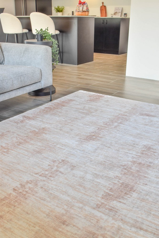 Gloria Modern Sand Silky Soft Rug
