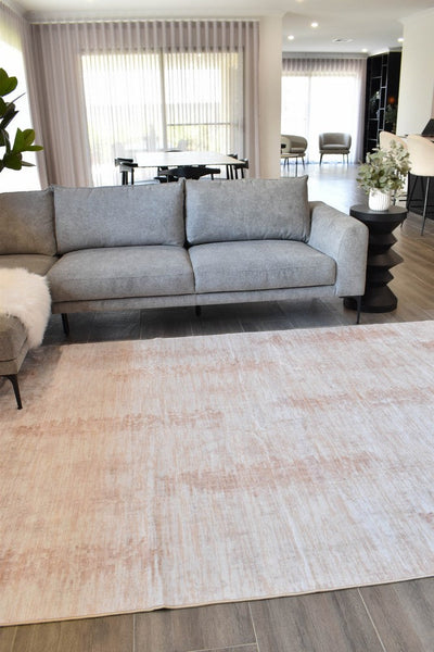 Gloria Modern Sand Silky Soft Rug