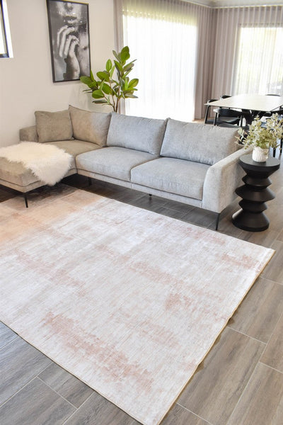 Gloria Modern Sand Silky Soft Rug