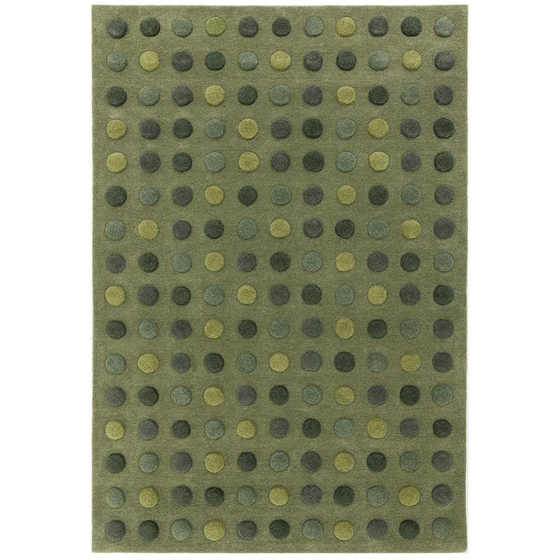 Asiatic Dotty Green Wool Rug, Rugs Online Rugs Sydney Australia, www.rugsonlinerugs.com.au