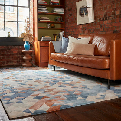 Asiatic Enigma Blue Designer Rug, Rugs Online Rugs Sydney Australia, www.rugsonlinerugs.com.au