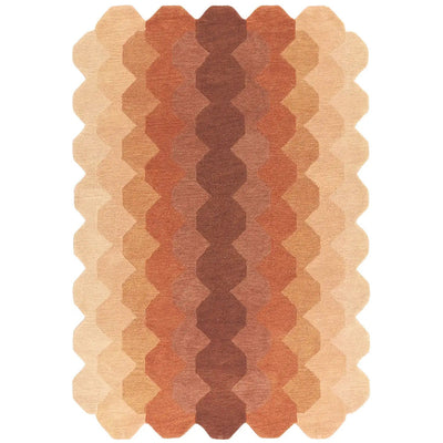Asiatic Hive Rust Wool Rug, Rugs Online Rugs Sydney Australia, www.rugsonlinerugs.com.au