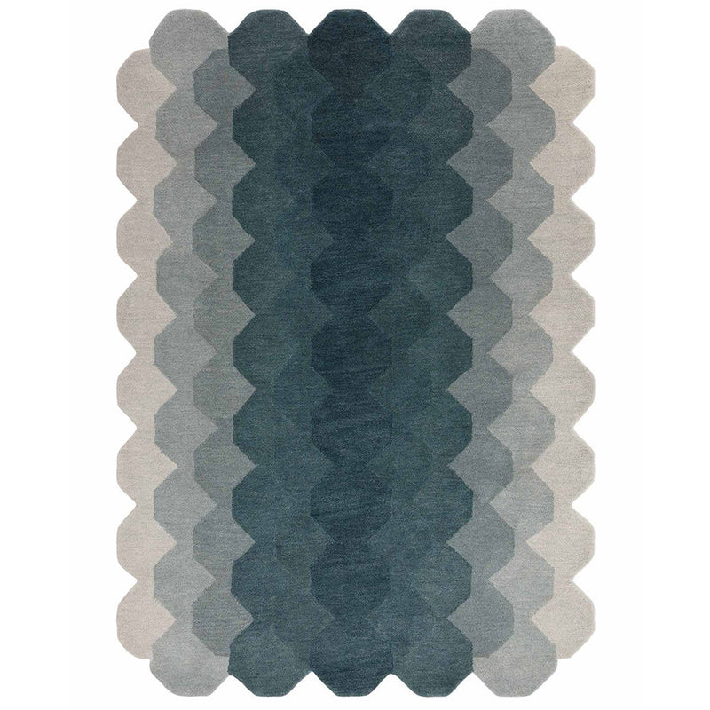 Asiatic Hive Teal Wool Rug, Rugs Online Rugs Sydney Australia, www.rugsonlinerugs.com.au