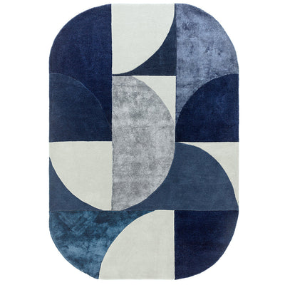 Asiatic Oval Indigo Wool Rug, Rugs Online Rugs Sydney Australia, www.rugsonlinerugs.com.au