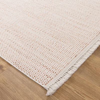 Forever Ivory Pink Loop Sisal Look Rug 3