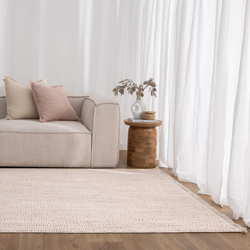 Forever Ivory Pink Loop Sisal Look Rug 3