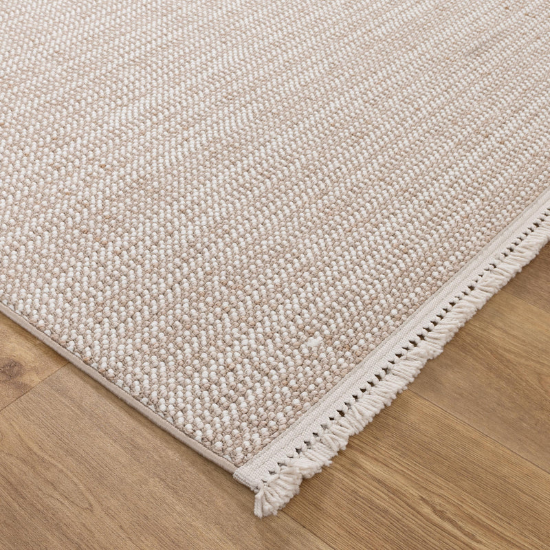Forever Ivory Beige Loop Sisal Look Rug 8