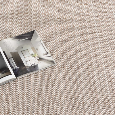 Forever Ivory Beige Loop Sisal Look Rug 8