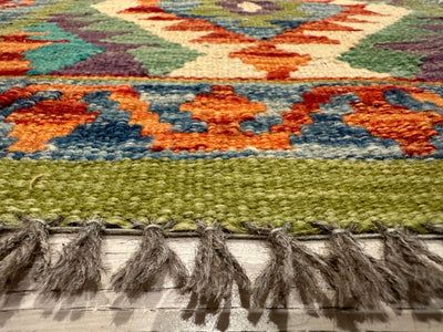 Kilim Handmade Vegi Dye Wool Rug(550-2033) 88X59CM