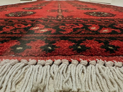 Bokhara Afghan Akhche Tribal Rug (STK550-1983) 200x84cm