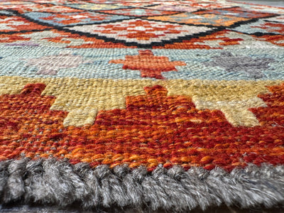 Kilim Chobi Handmade Multi Wool Rug (STK550-2104) 235X159CM