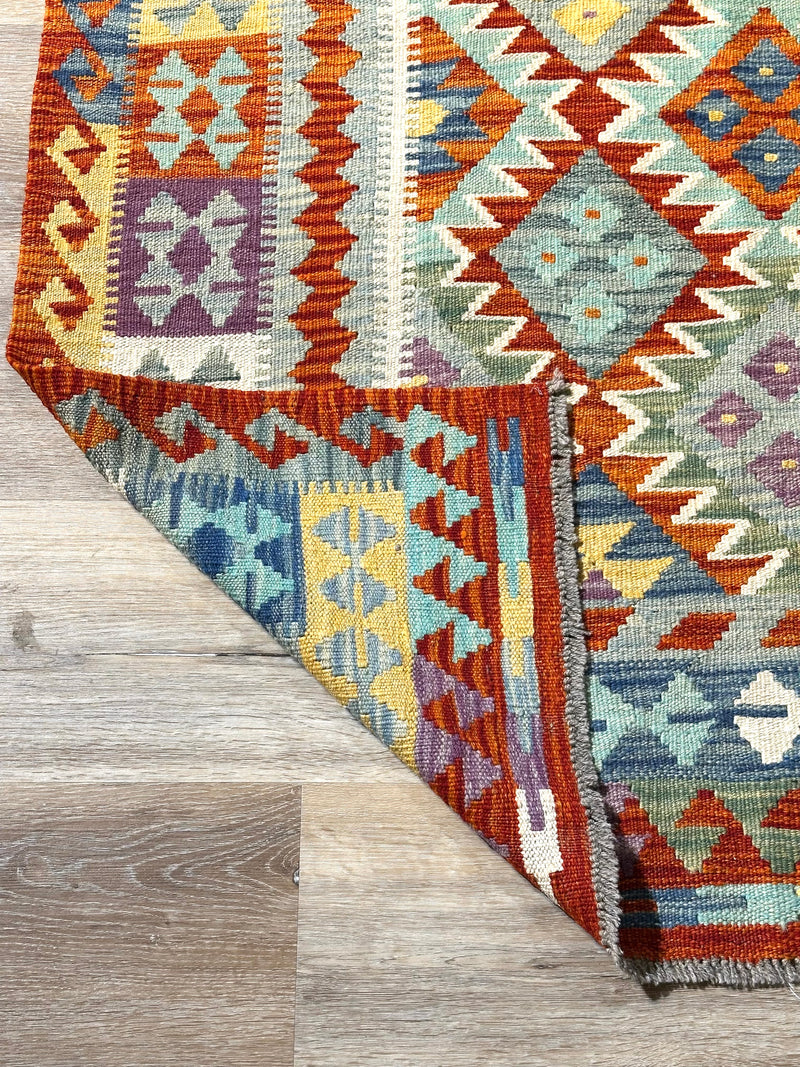 Kilim Chobi Handmade Multi Wool Rug (STK550-2100) 292X198CM