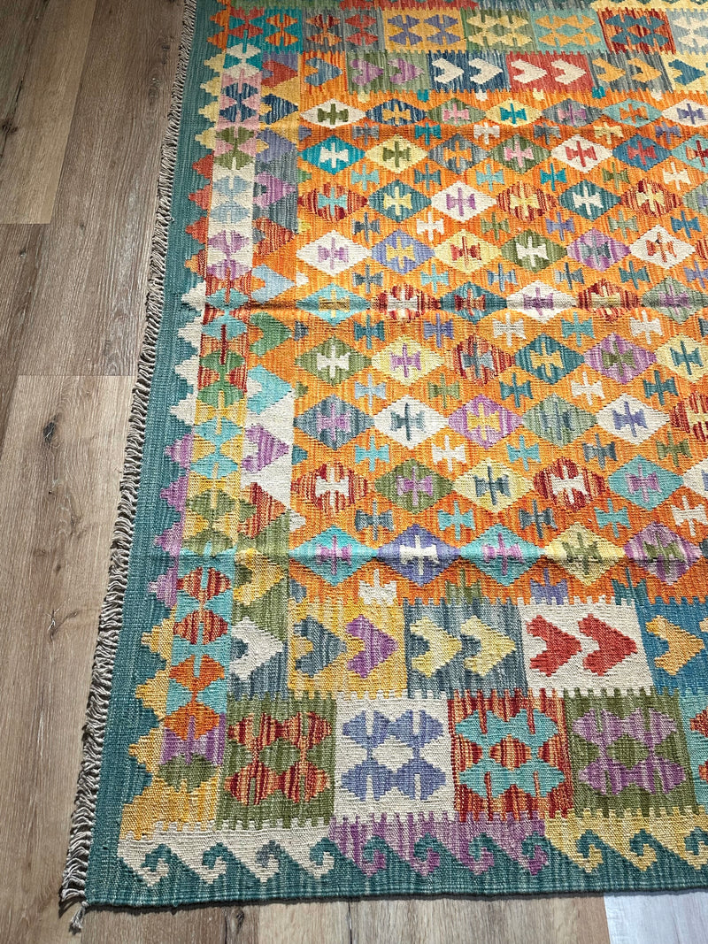 Kilim Chobi Handmade Multi Wool Rug (STK550-2060) 294X203CM