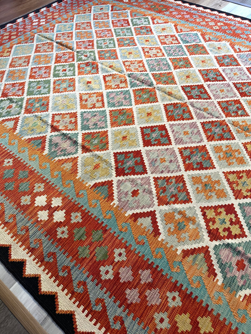 Kilim Chobi Handmade Multi Wool Rug (STK550-2112) 366X279CM
