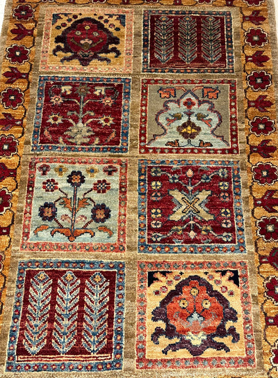 Chobi Handmade Vegi Dye Wool Rug (550-1941) 126x82cm