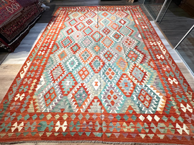 Kilim Chobi Handmade Multi Wool Rug (STK550-2045) 340X256CM