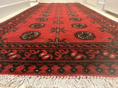 Bokhara Afghan Akhche Tribal Rug (STK550-1983) 200x84cm, Rugs Online Rugs Sydney Australia, www.rugsonlinerugs.com.au