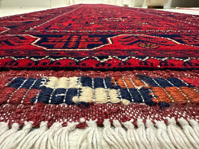 Kamyab Afghan Fine Handmade Tribal Wool Runner Rug (550-2037) 600X77cm