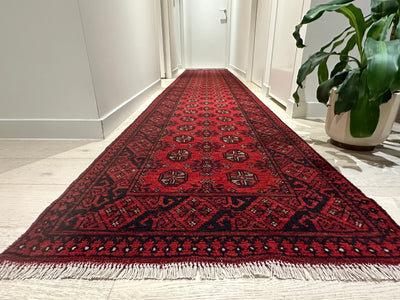 Bokhara Afghan Akhche Tribal Rug (STK550-1985) 485x84cm