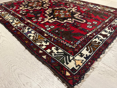 Baluchi Afghan Handmade Tribal Wool Rug (STK550-1621) 133X90CM