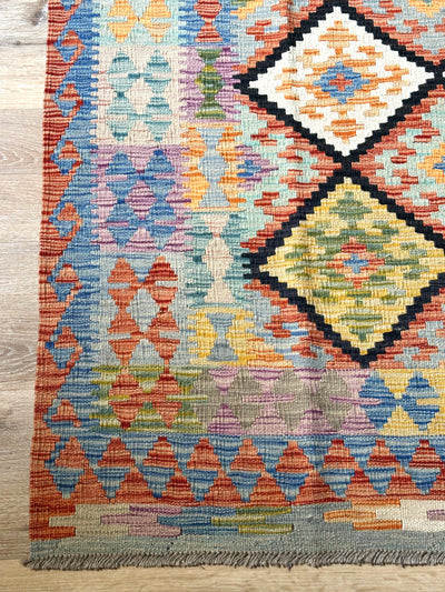 Kilim Chobi Handmade Multi Wool Rug (STK550-2117) 240X163CM