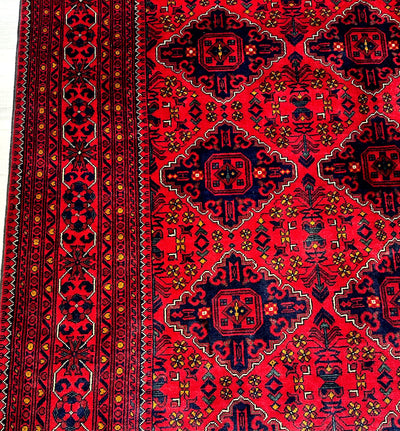 Kamyab Afghan Fine Tribal Wool Rug (550-2025) 294X197CM