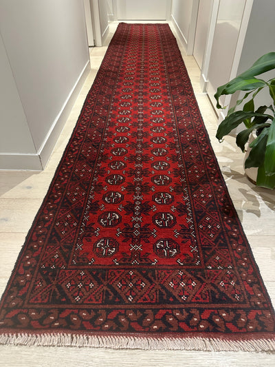 Bokhara Afghan Akhche Tribal Rug (STK550-1984) 480x83cm