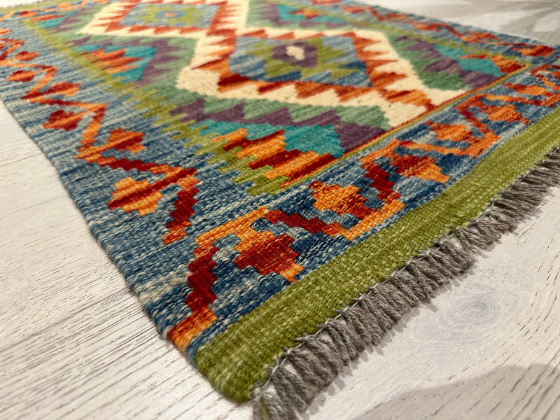 Kilim Handmade Vegi Dye Wool Rug(550-2033) 88X59CM, Rugs Online Rugs Sydney Australia, www.rugsonlinerugs.com.au