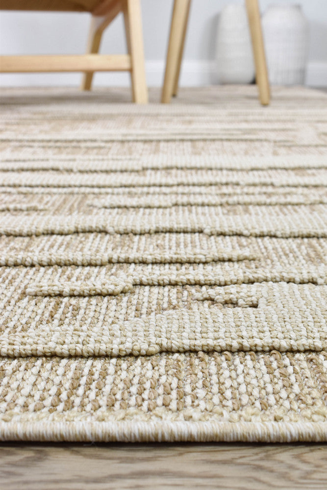 Colorado Sandy Beige Indoor Outdoor Rug