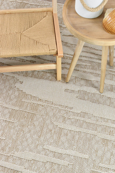 Colorado Sandy Beige Indoor Outdoor Rug