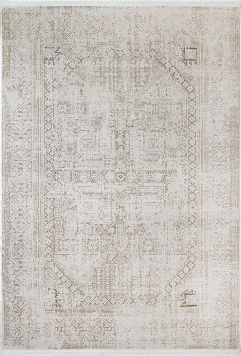 Bohemian Paradise Panel Beige Rug - 03BEIG