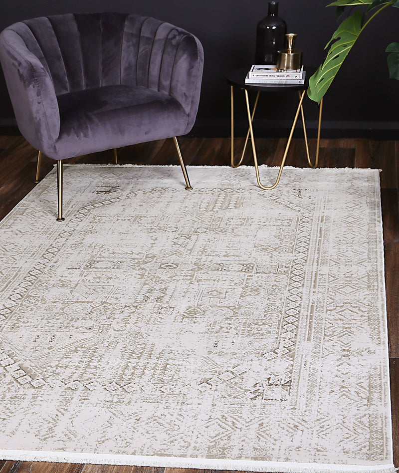 Bohemian Paradise Panel Beige Rug - 03BEIG
