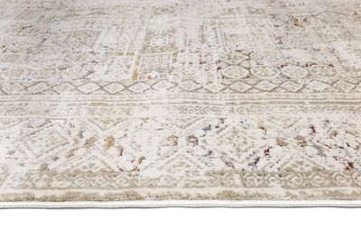 Bohemian Paradise Panel Beige Multi Rug - 03BMUL