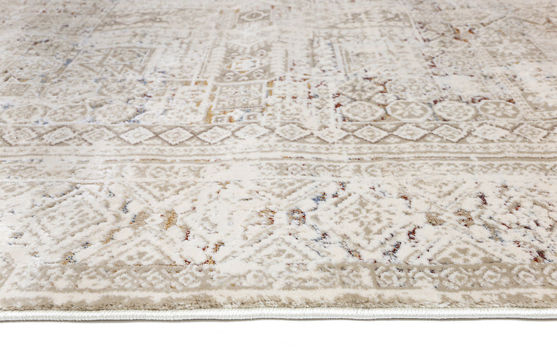 Bohemian Paradise Panel Beige Multi Rug - 03BMUL