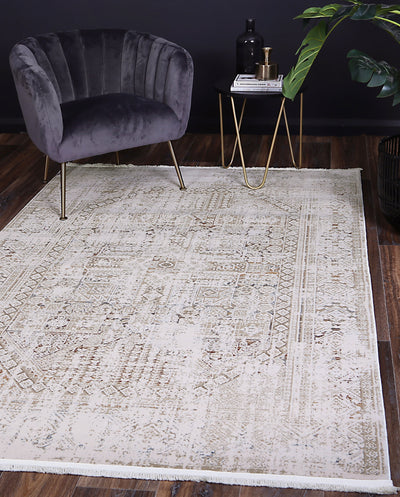 Bohemian Paradise Panel Beige Multi Rug - 03BMUL