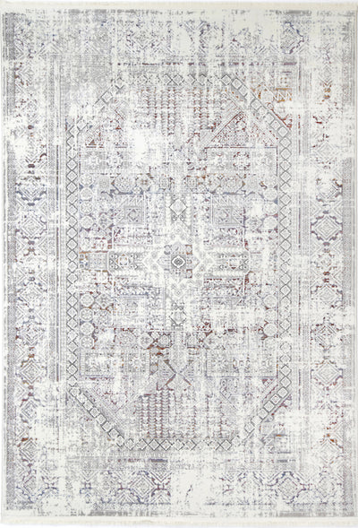 Bohemian Paradise Panel Grey Multi Rug - 03GMUL