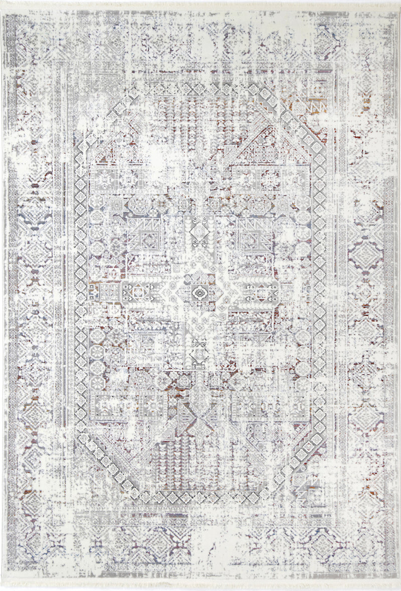 Bohemian Paradise Panel Grey Multi Rug - 03GMUL