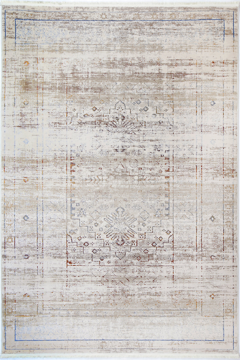 Bohemian Paradise Traditional Beige Multi Rug - 04BMUL
