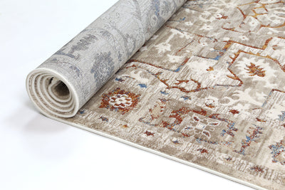 Bohemian Paradise Medalion Beige Multi Rug - 05BMUL