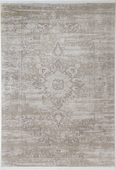 Bohemian Paradise Medalion Beige Rug - 06BEIG