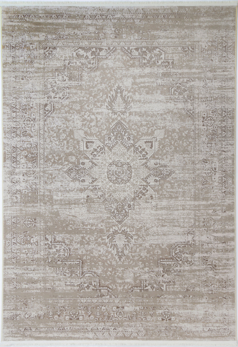 Bohemian Paradise Medalion Beige Rug - 06BEIG