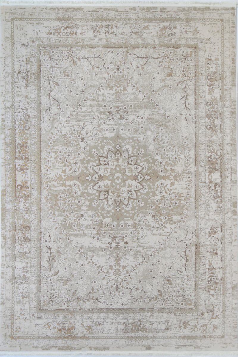 Bohemian Paradise Vintage Medalion Beige Rug - 08BEIG