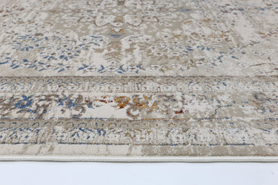 Bohemian Paradise Vintage Medalion Beige Multi Rug - 08BMUL