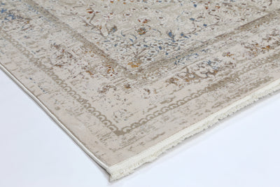 Bohemian Paradise Vintage Medalion Beige Multi Rug - 08BMUL
